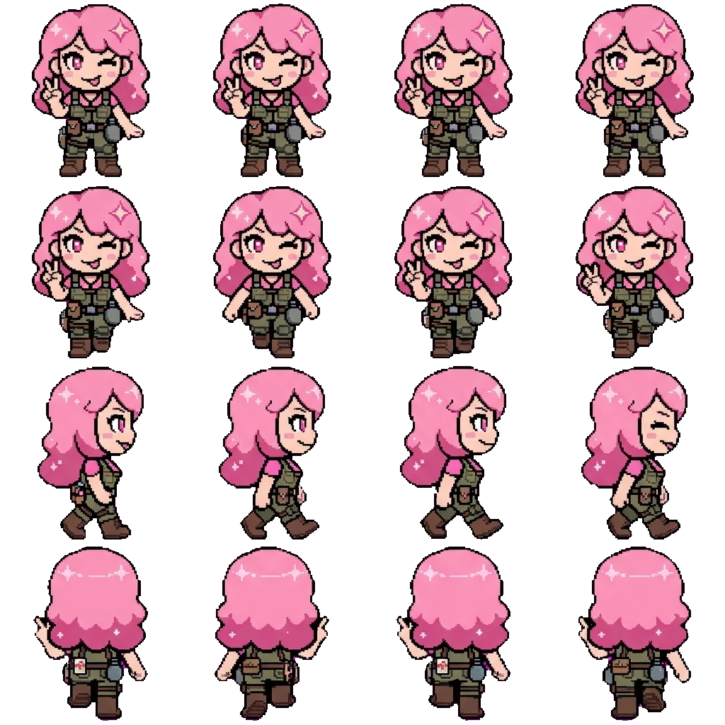 Candy movement sprite