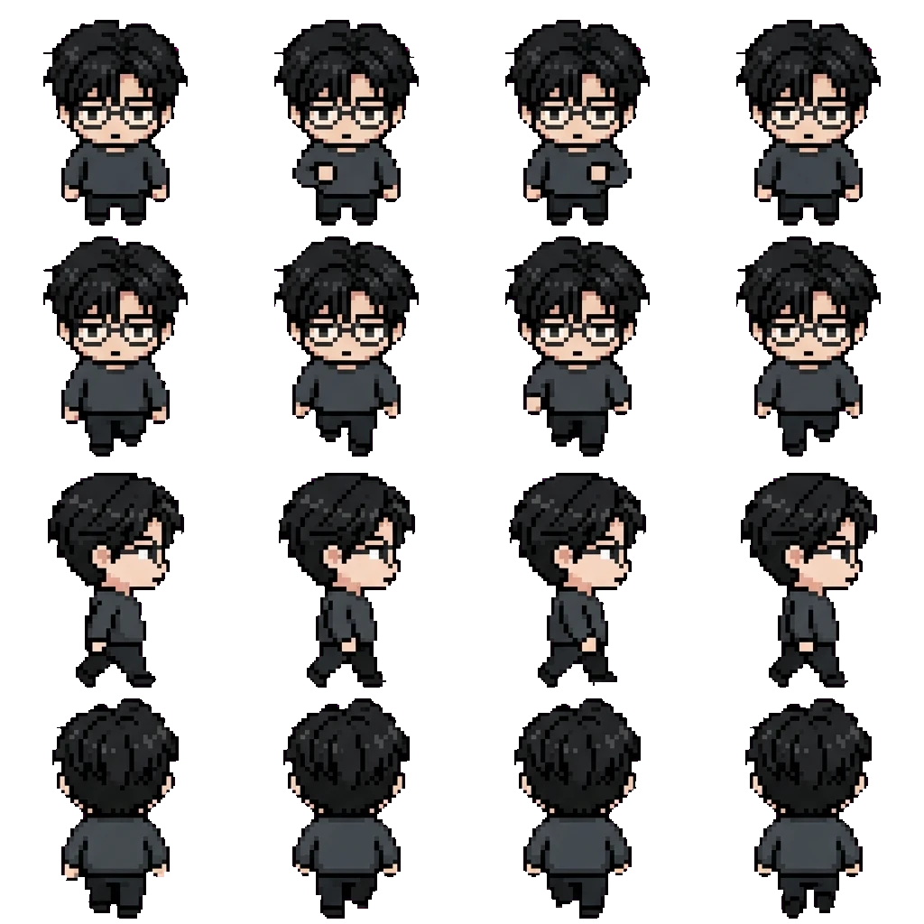 Louis Panther movement sprite
