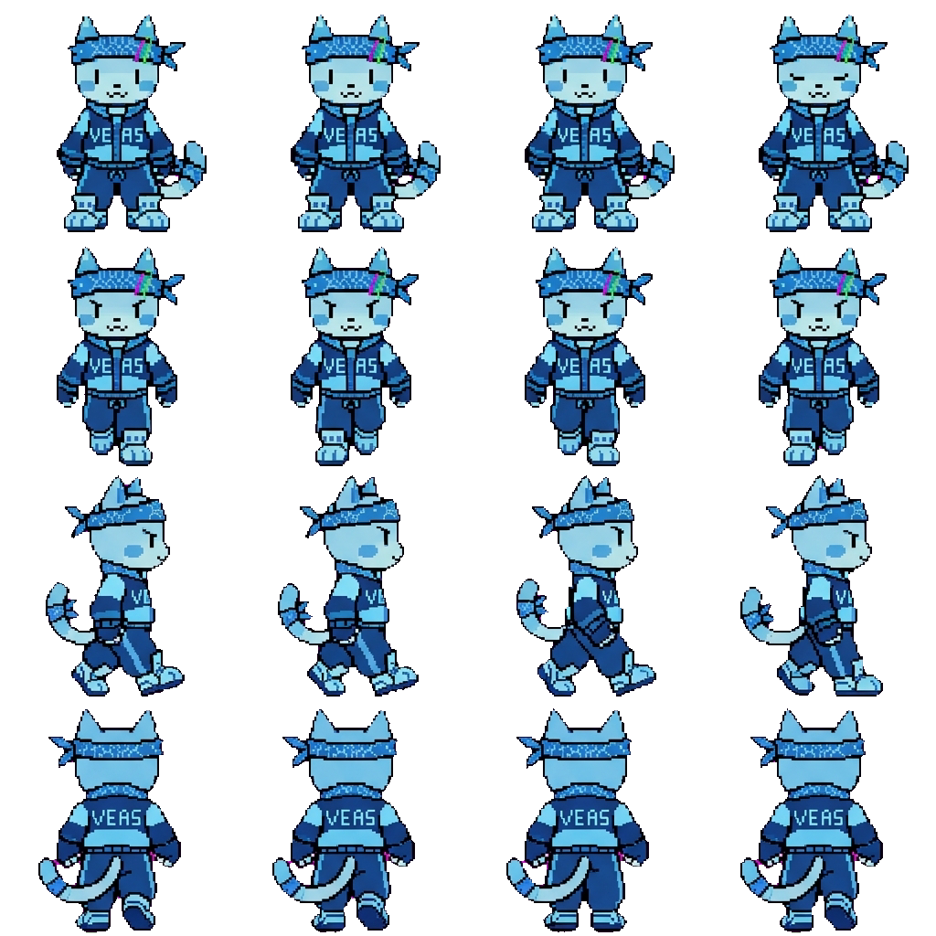 Slingshot movement sprite