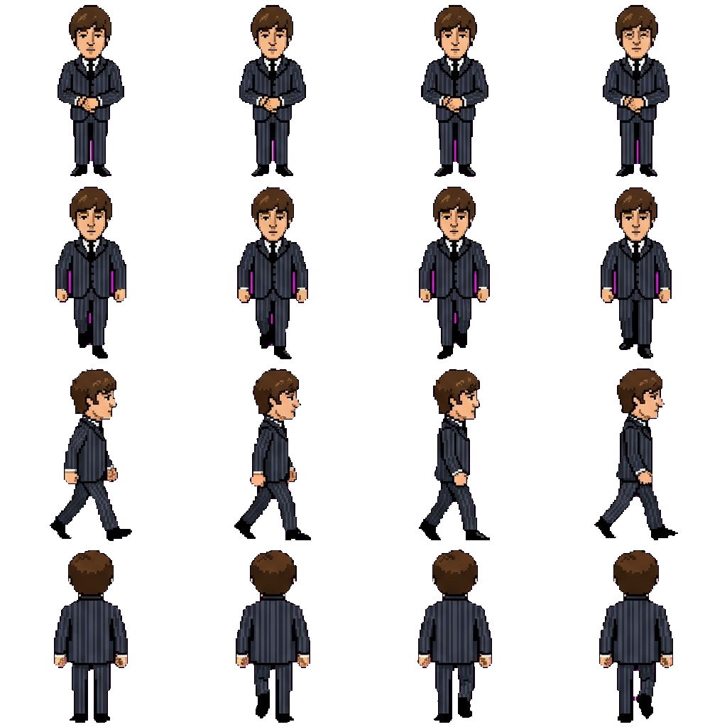 John Lennon movement sprite