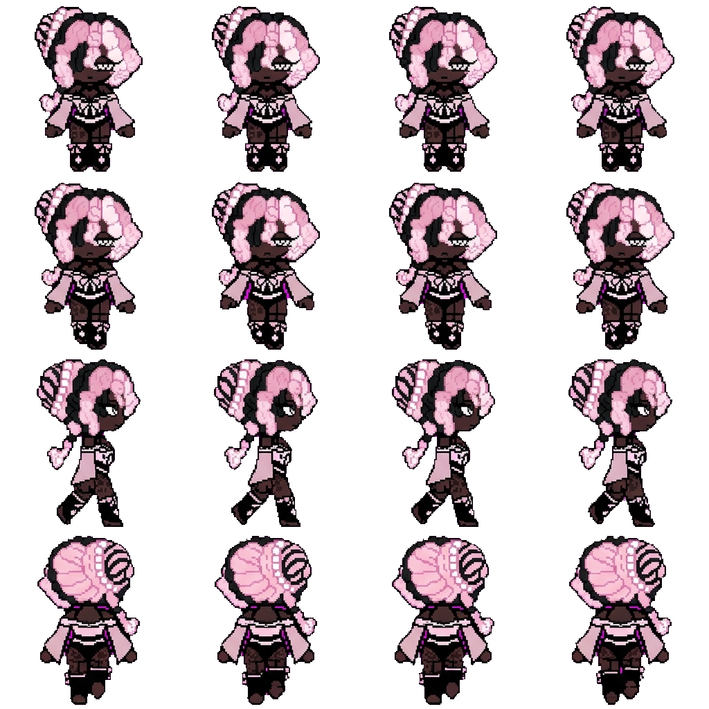 Lacey-Bra movement sprite