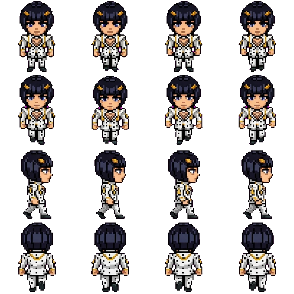 Bruno Bucciarati movement sprite