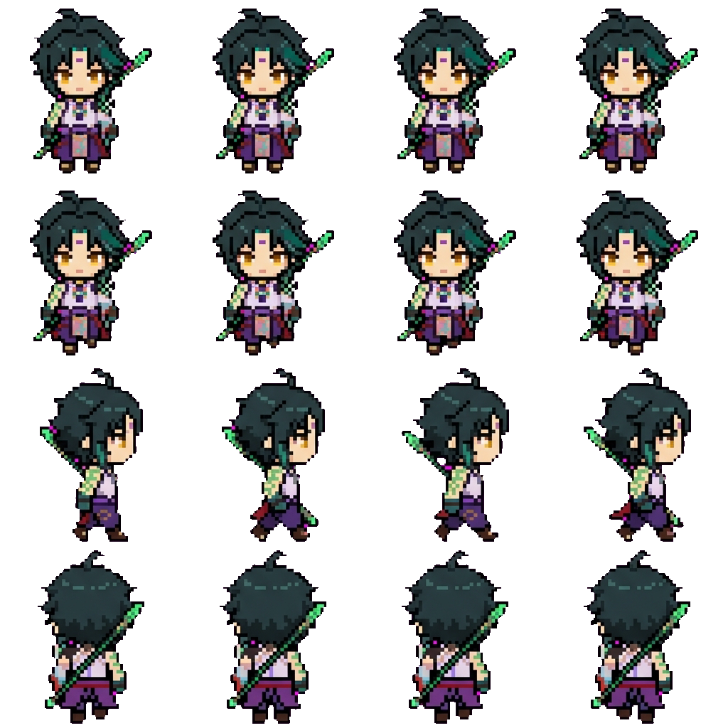 Xiao movement sprite