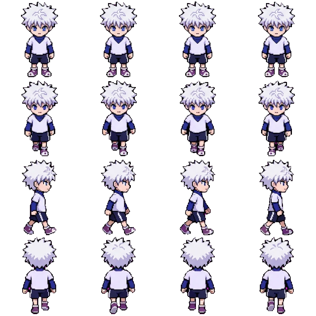 Killua movement sprite