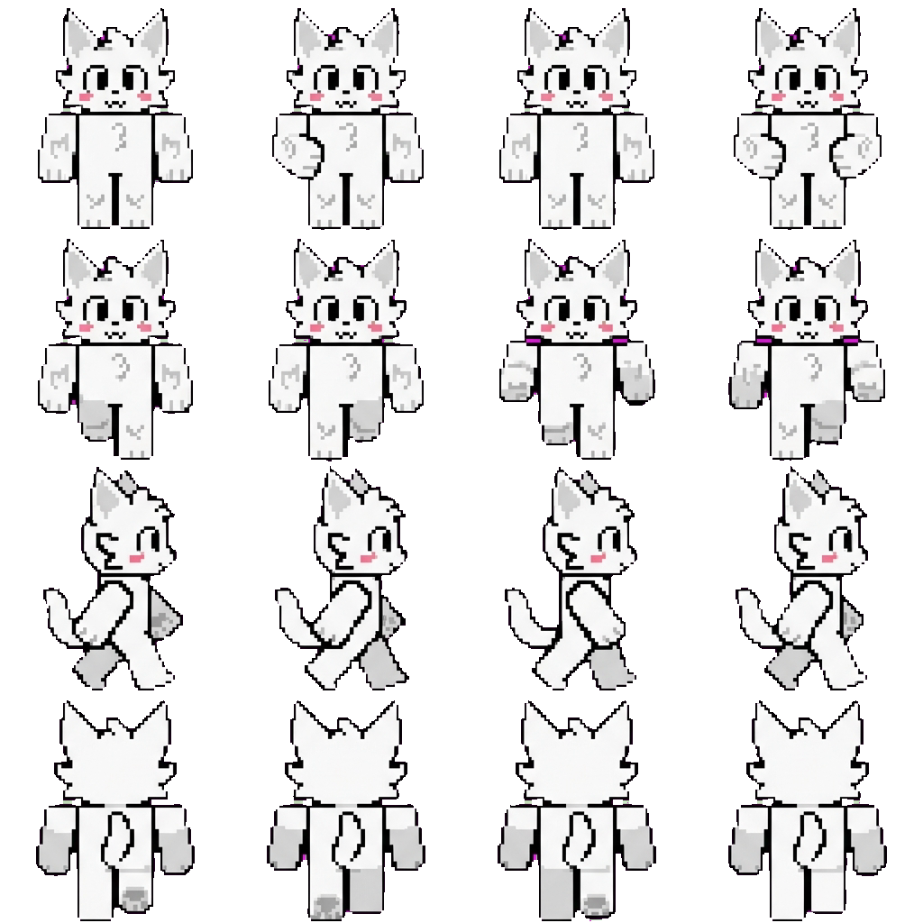 Milo movement sprite