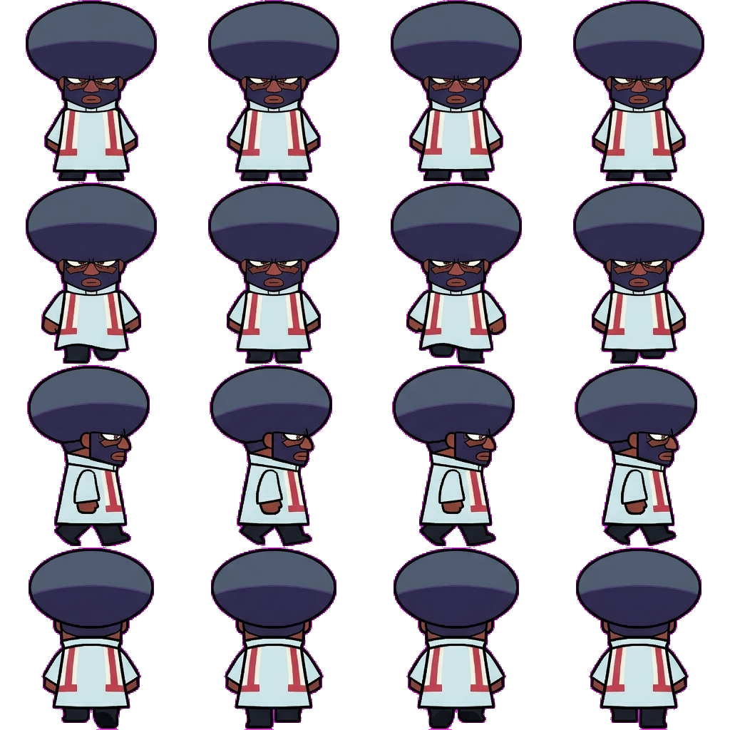 Garterbelt movement sprite