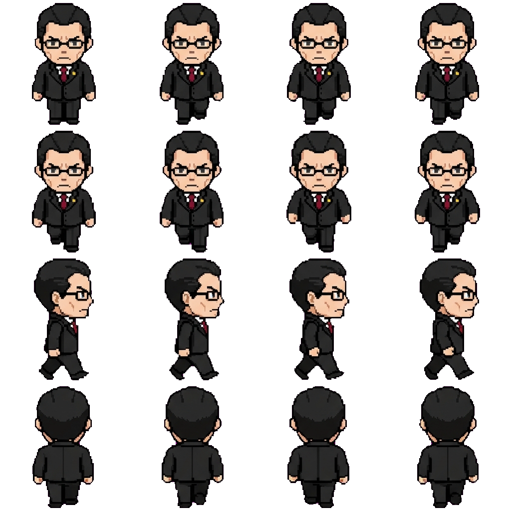 Gregory Edgeworth movement sprite