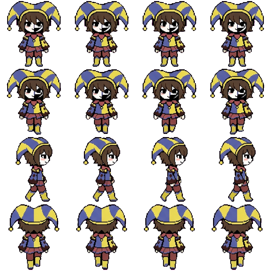 Arlecchino movement sprite