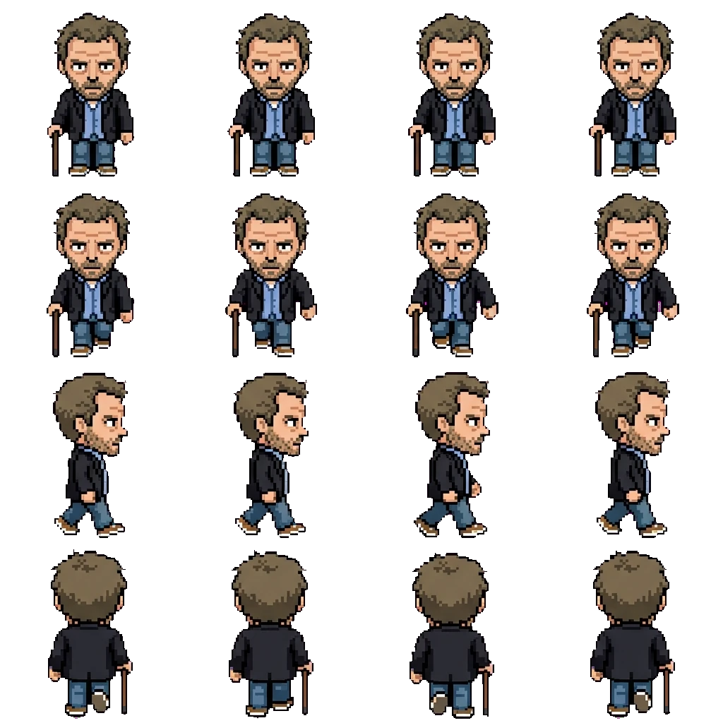 Gregory House movement sprite