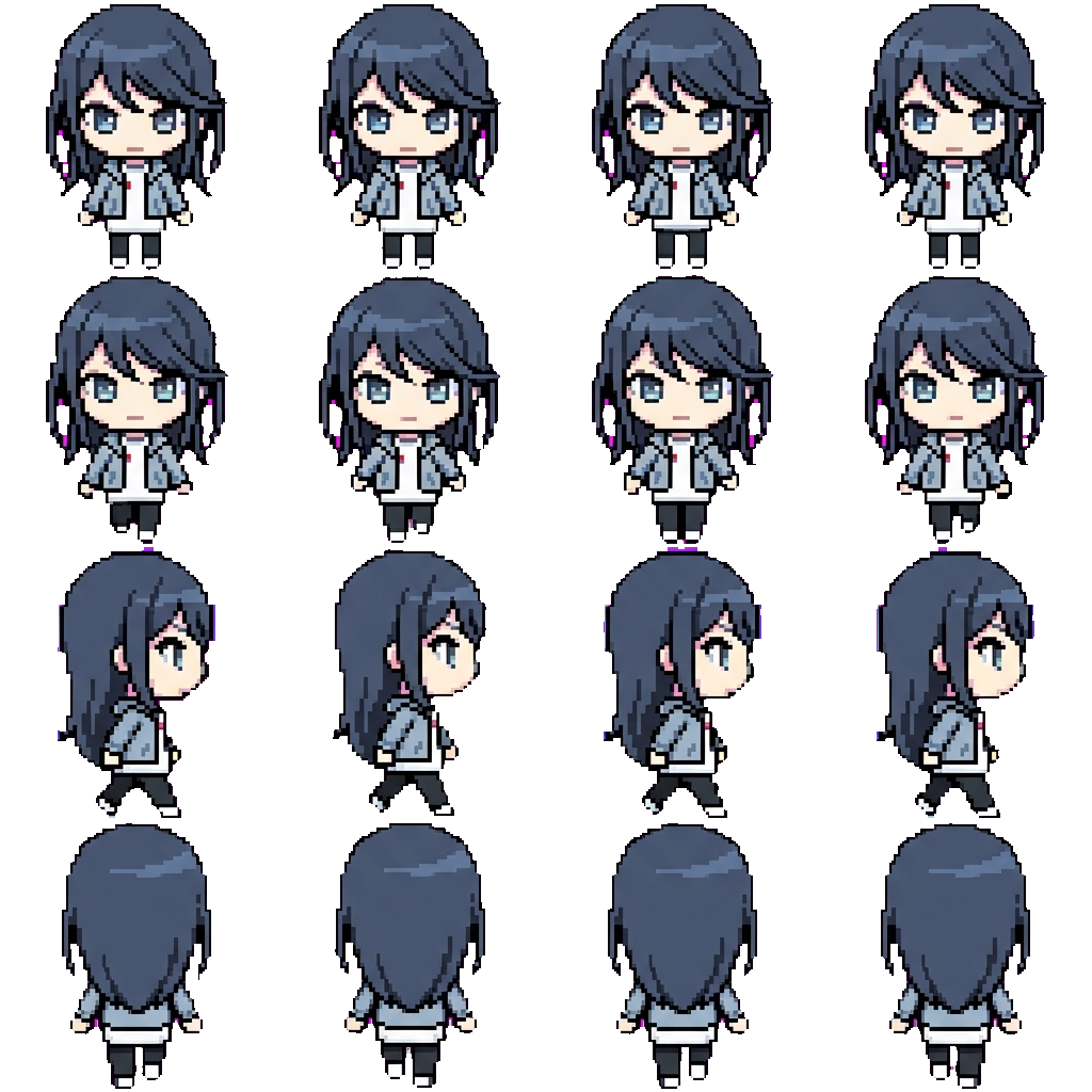 Ichika movement sprite
