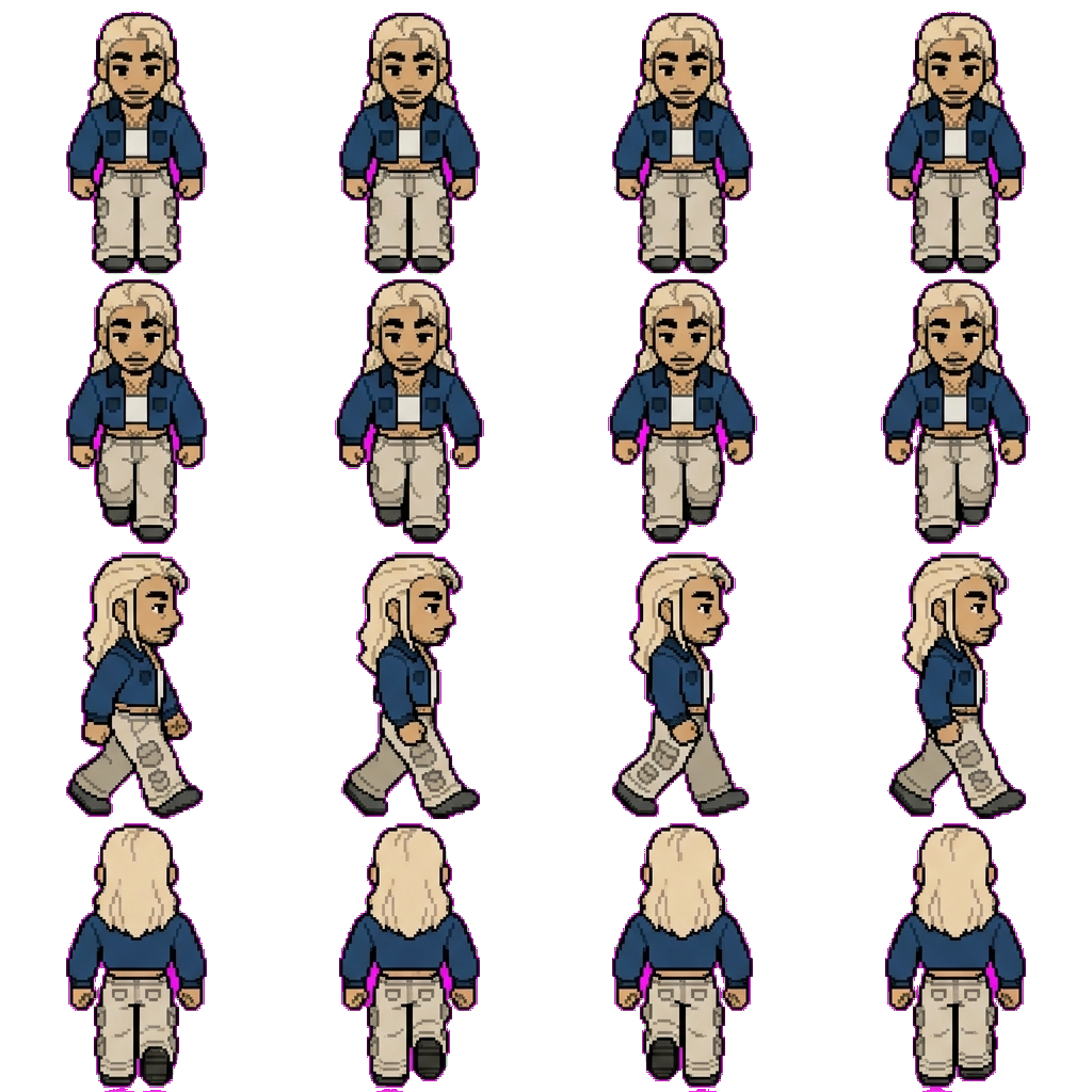 Hunter movement sprite