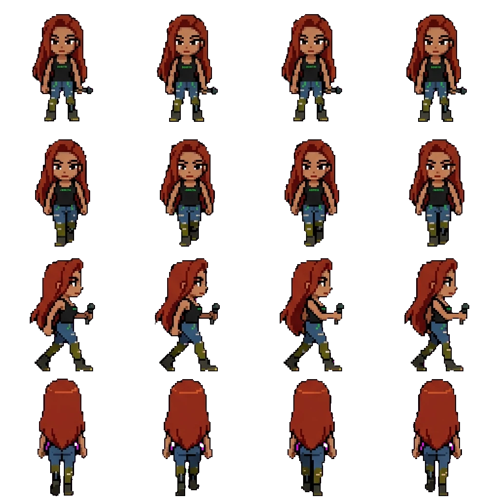 Hyuna movement sprite
