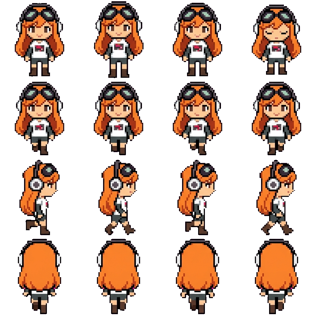 Meggy movement sprite