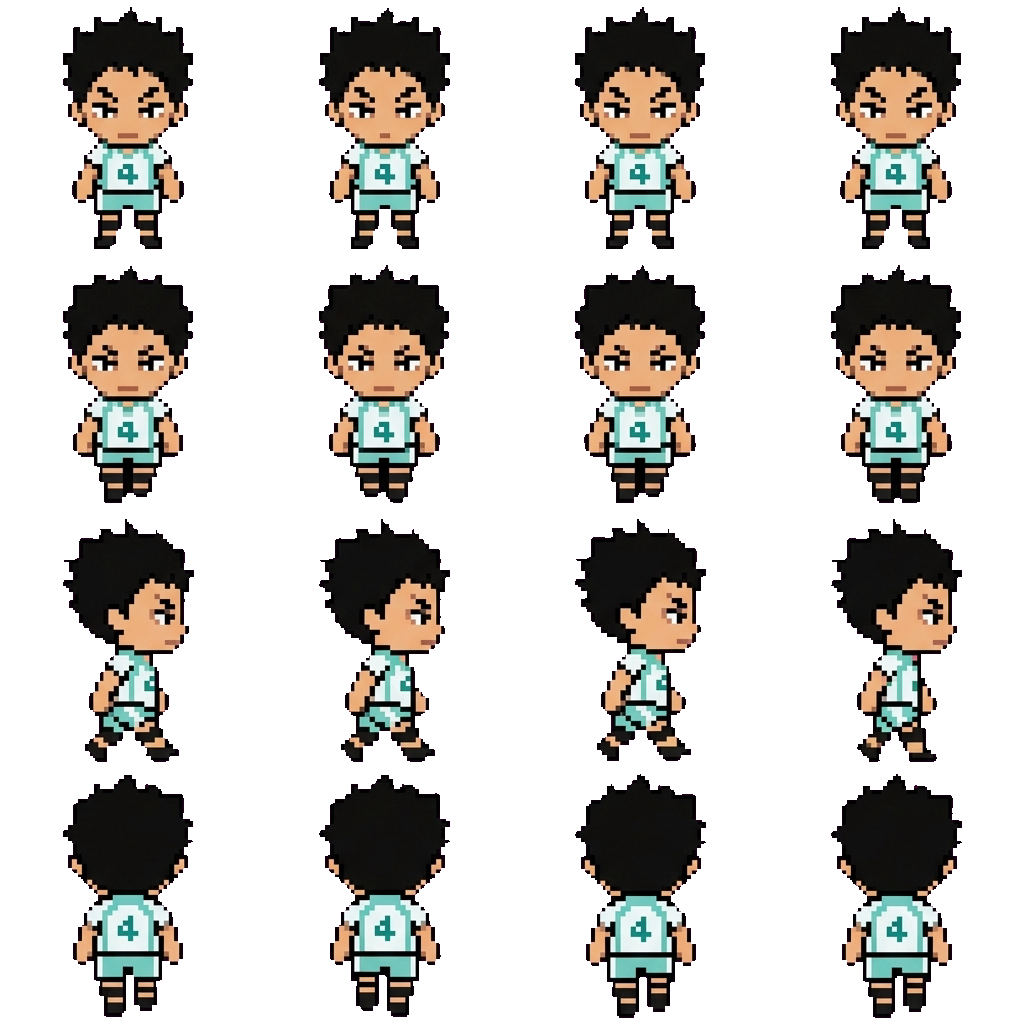 Hajime Iwaizumi movement sprite