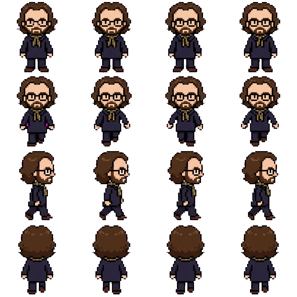 Robert Fripp movement sprite