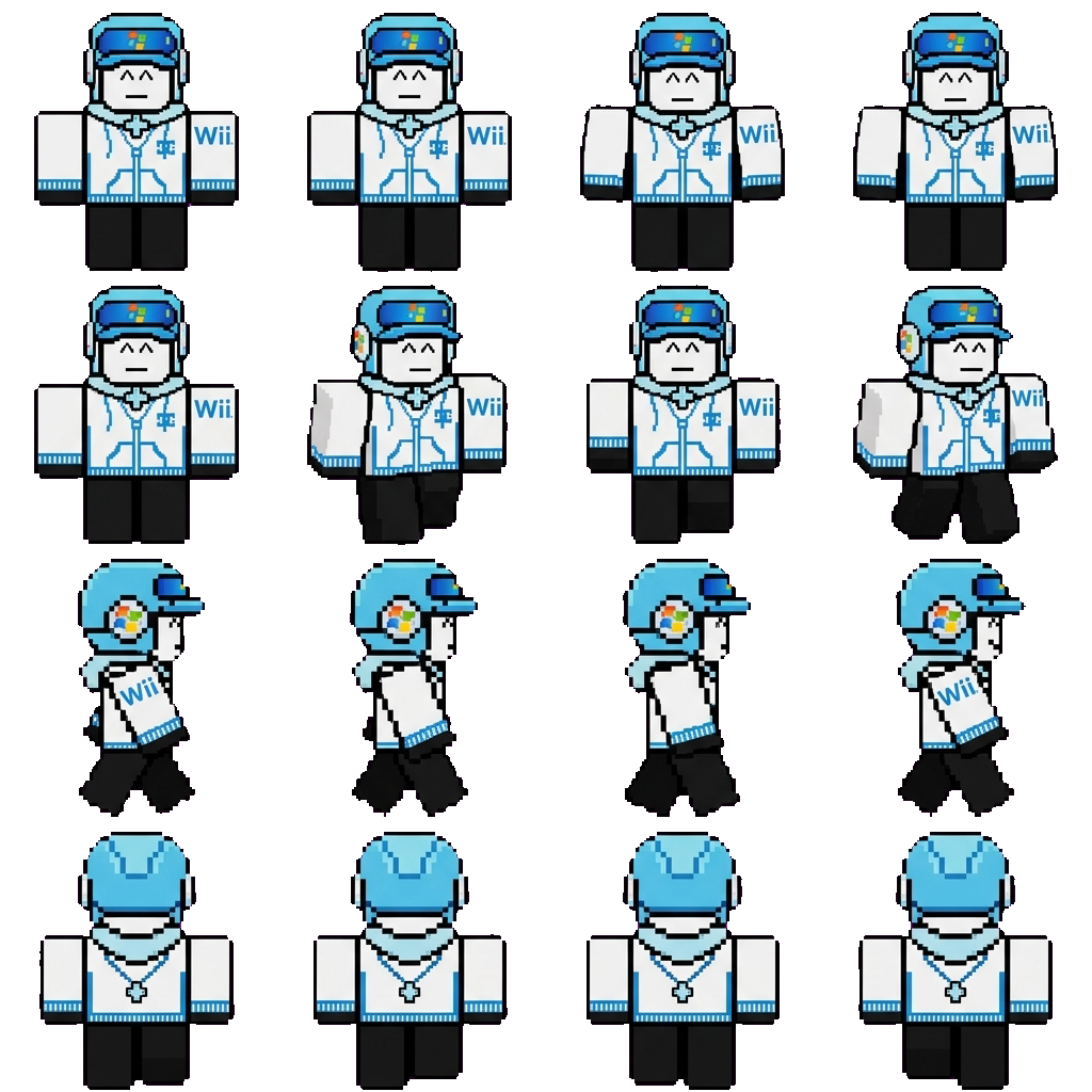 Worm movement sprite
