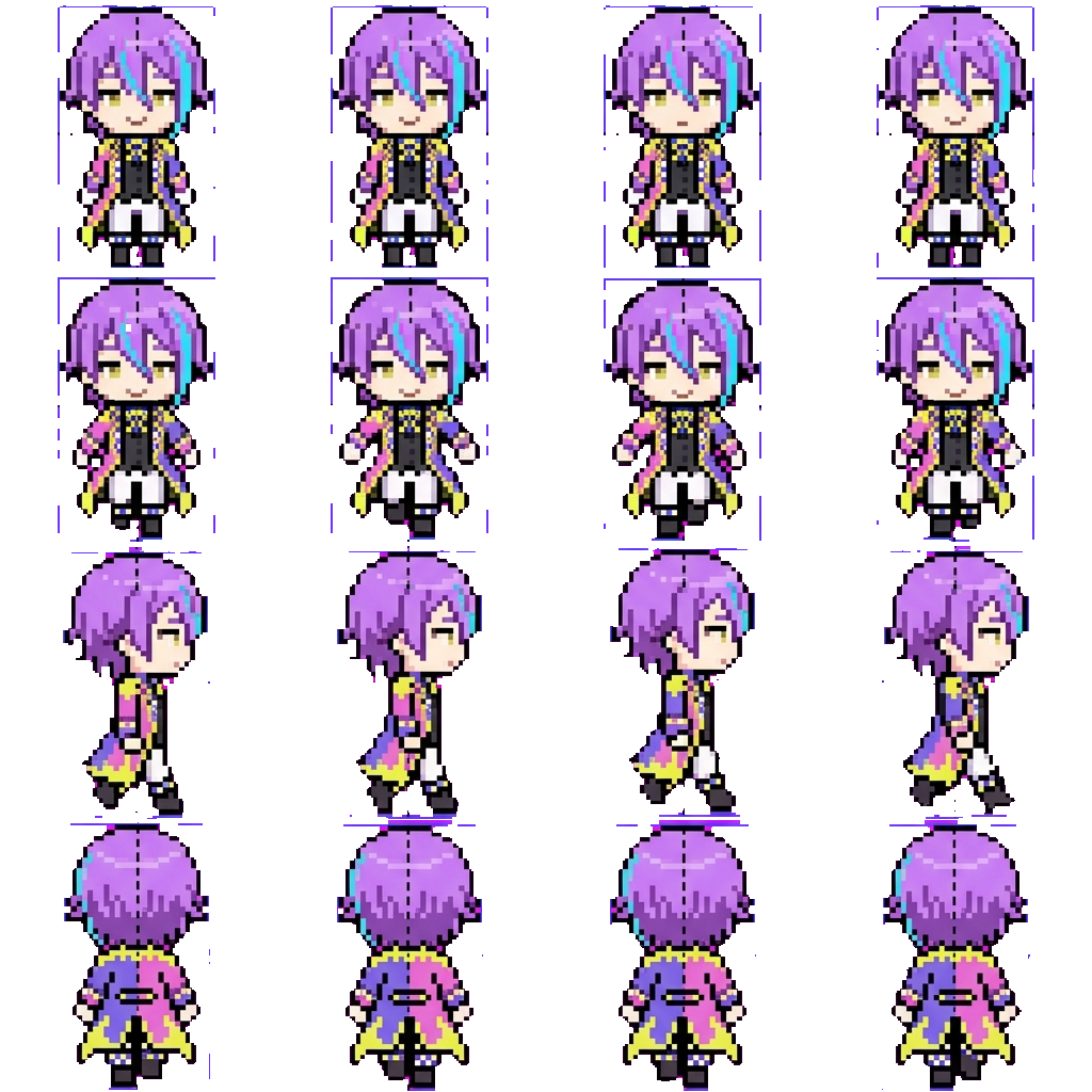 Rui Kamishiro movement sprite