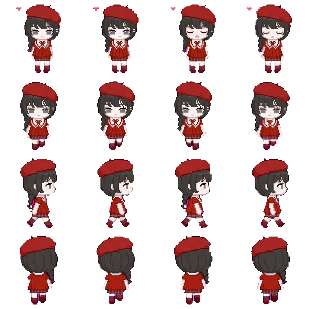 Cristine movement sprite