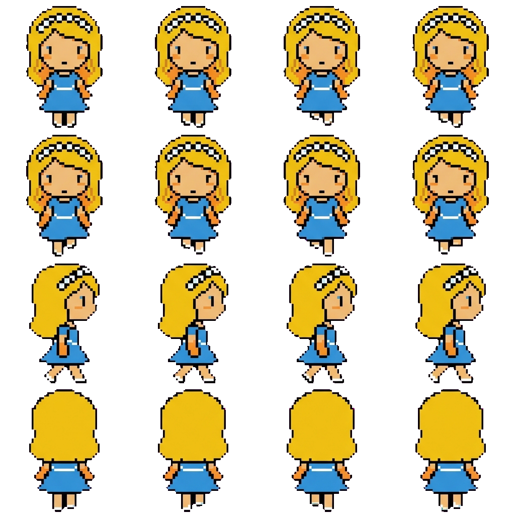 Lara movement sprite