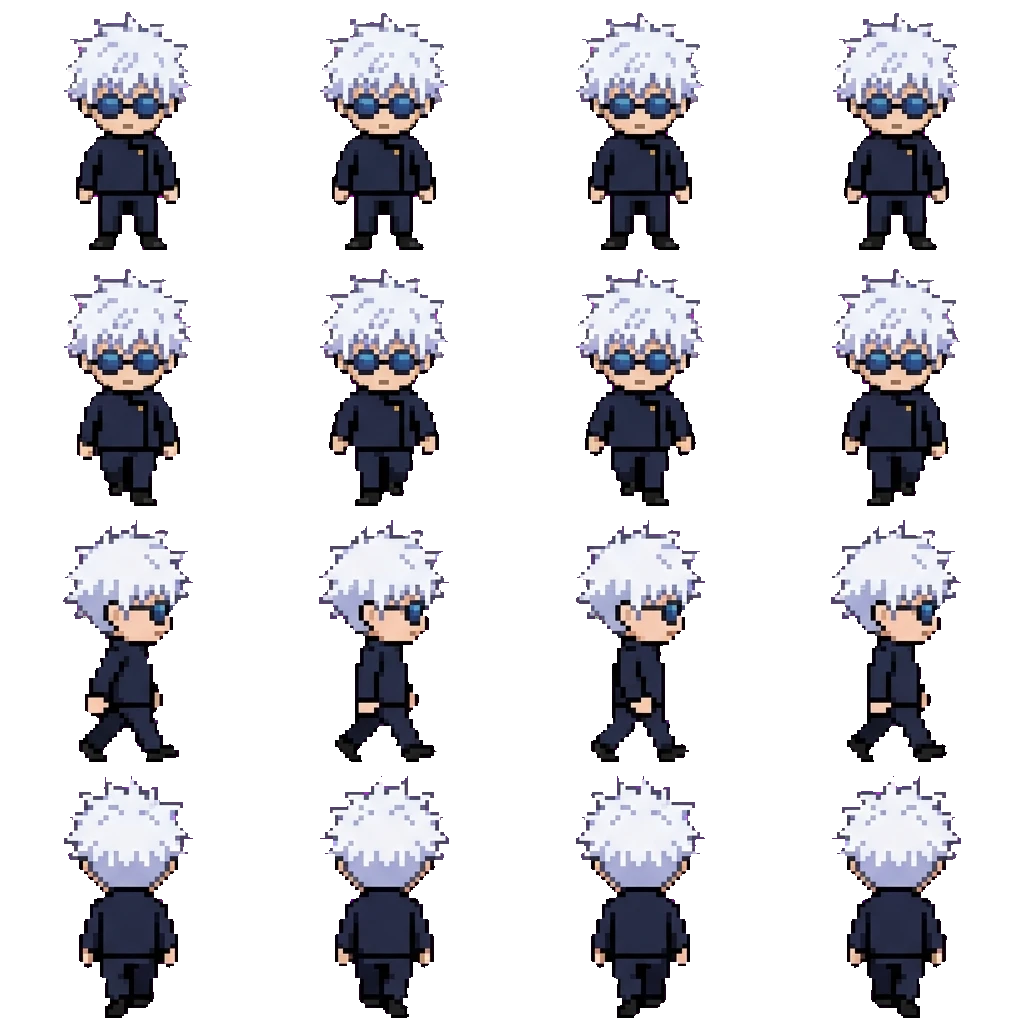 Satoru Gojo movement sprite