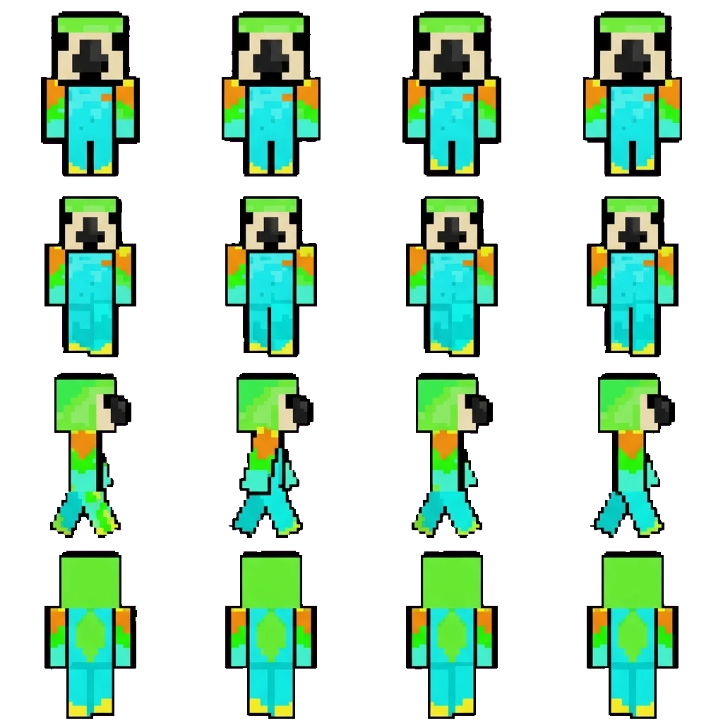 parrotx2 movement sprite