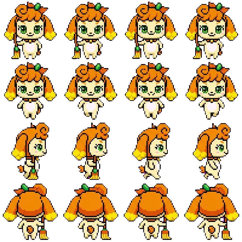 Tidyping movement sprite