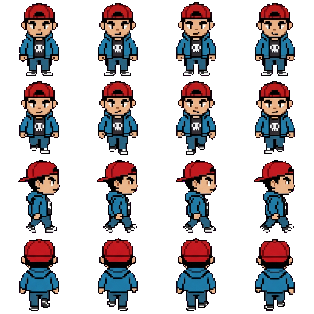 Pete movement sprite