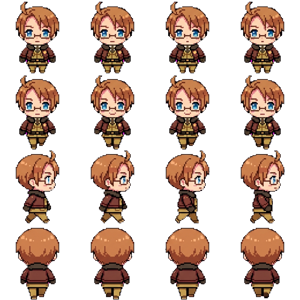 Alfred F. Jones movement sprite