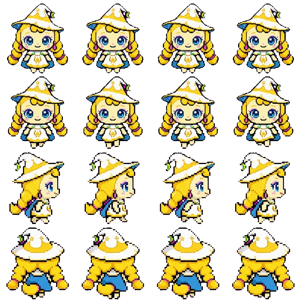 Twinkleping movement sprite