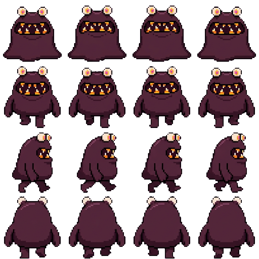 The Fudge movement sprite