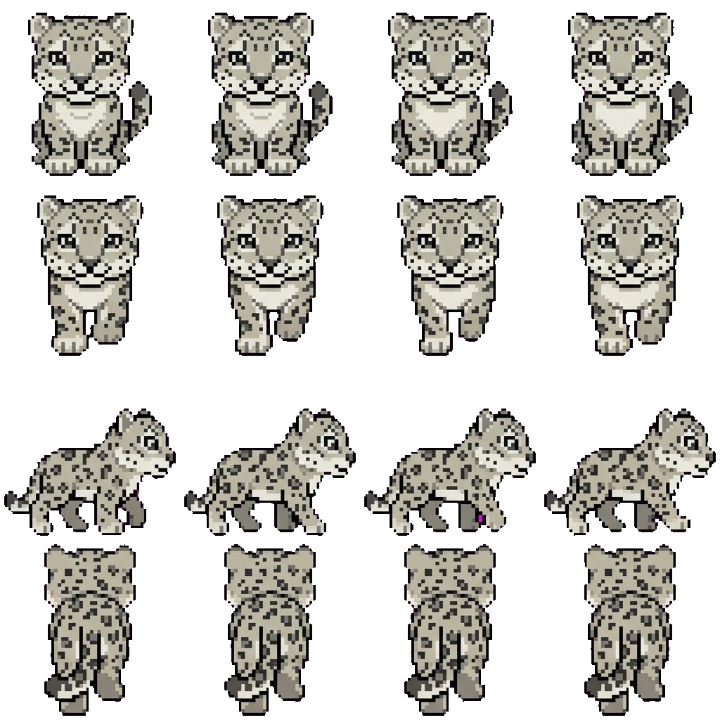 Misty movement sprite