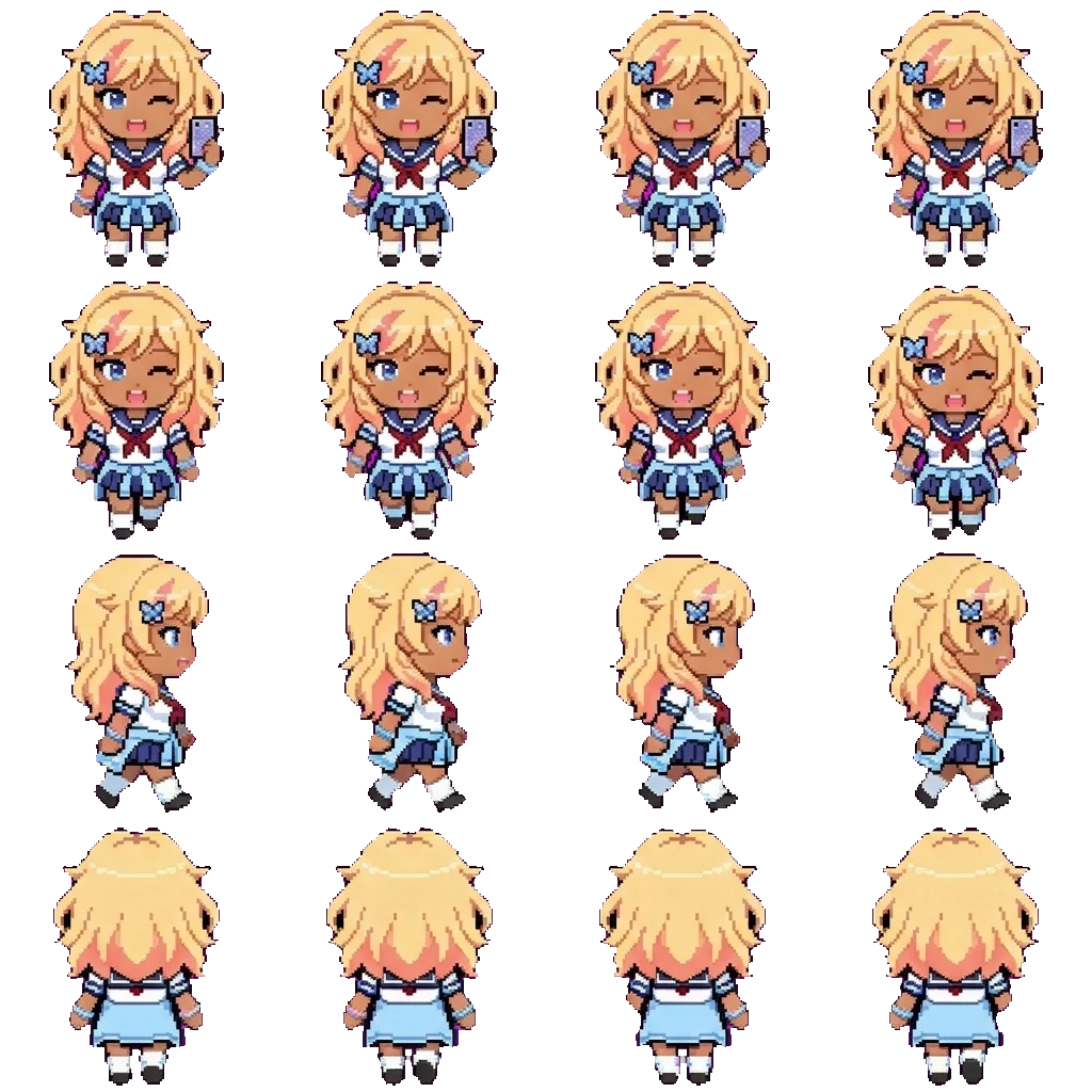 Musume movement sprite