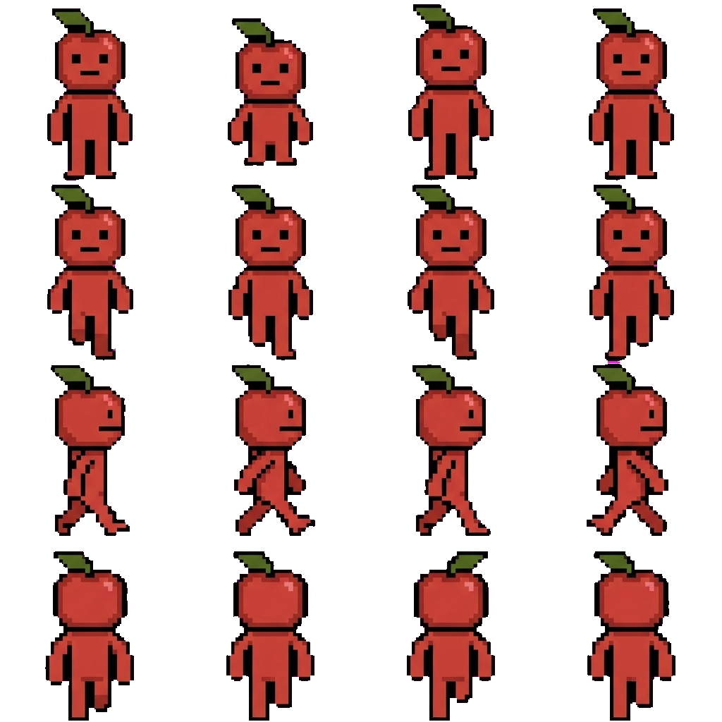 Apple movement sprite