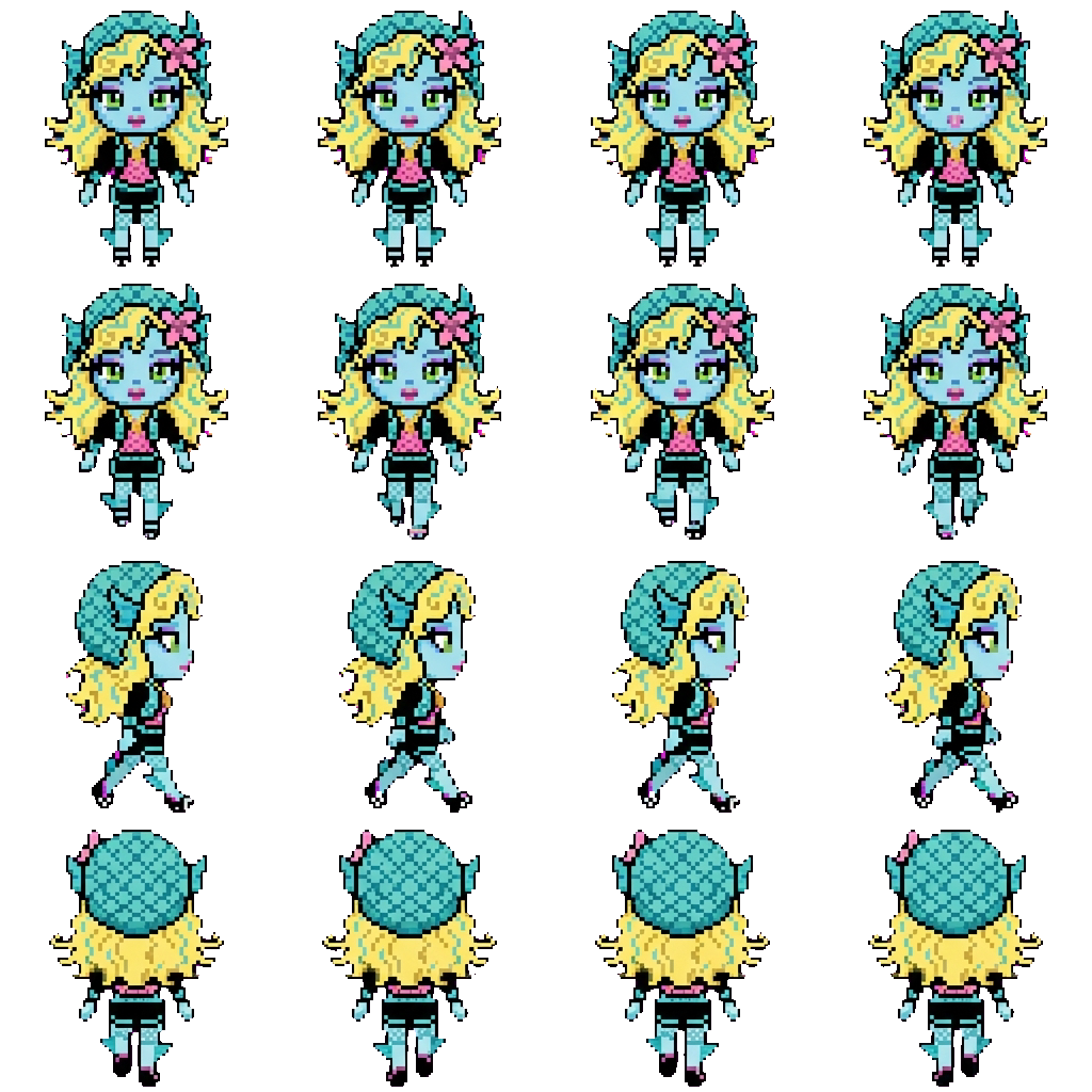 Lagoona Blue movement sprite