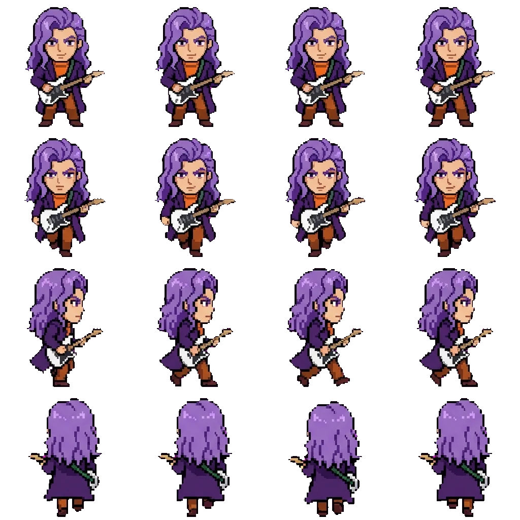 Akira Otoishi movement sprite