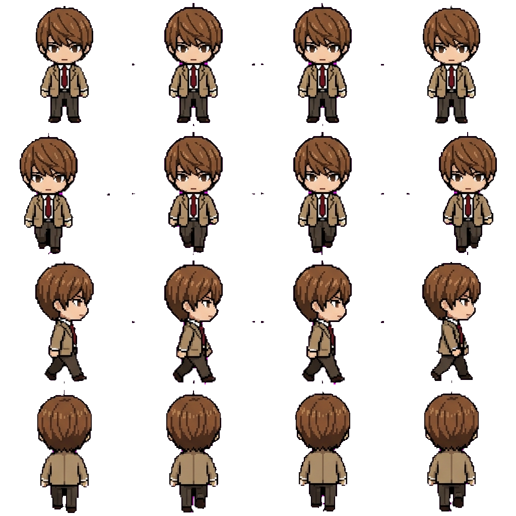 light imagay movement sprite