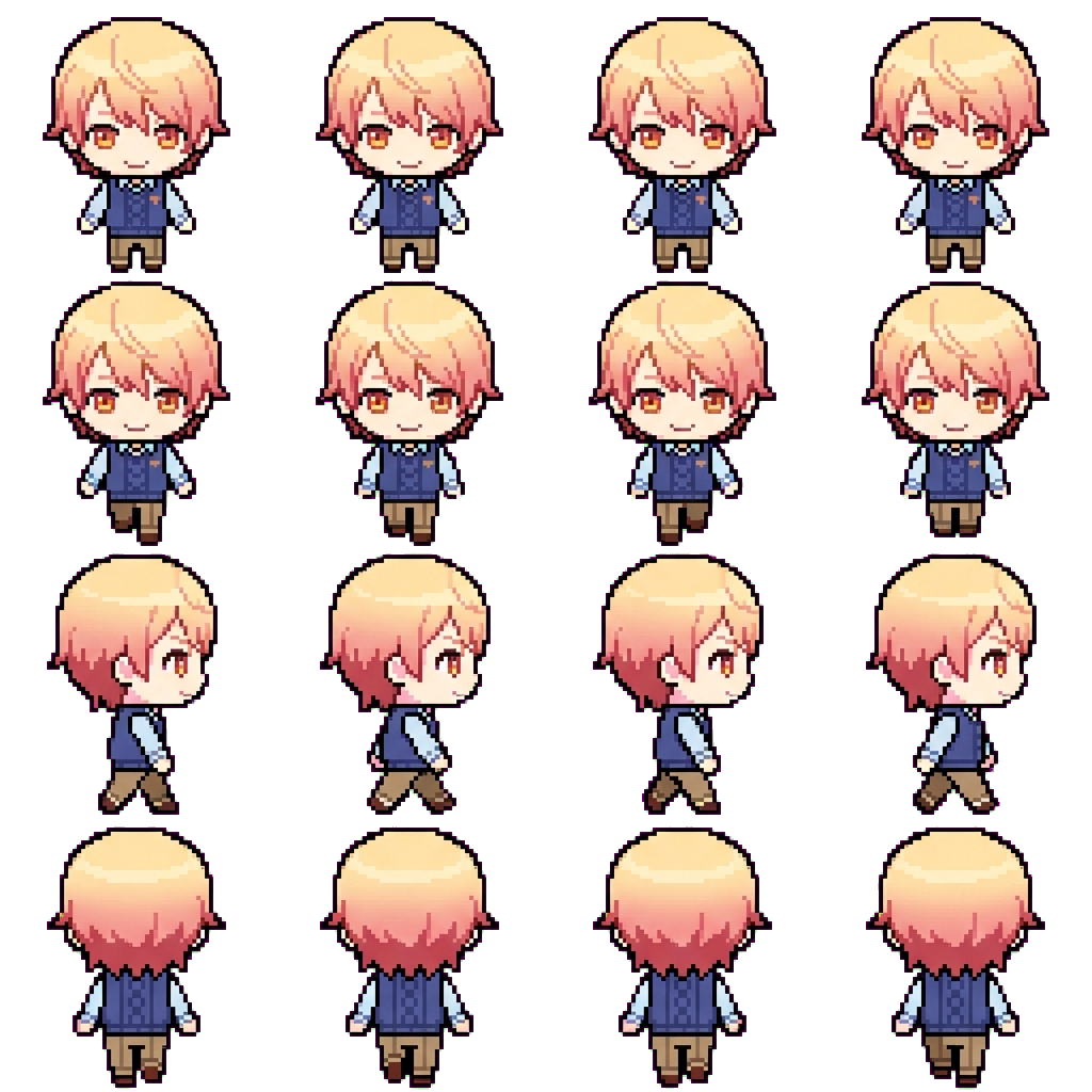 Tsukasa Tenma movement sprite