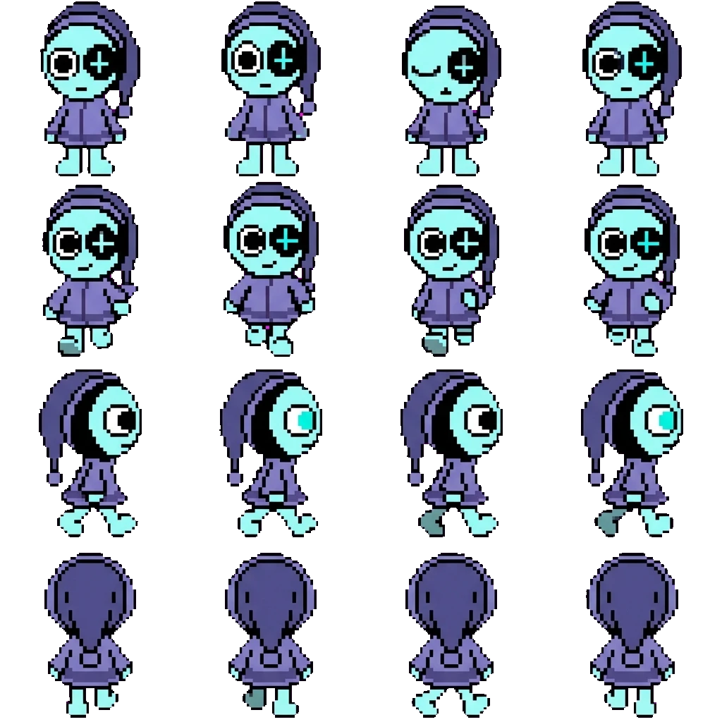 Astro movement sprite