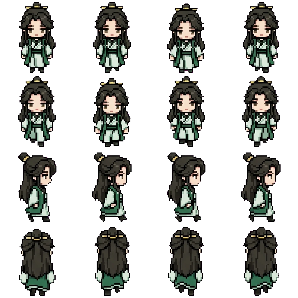 Shen Qingzhuo movement sprite