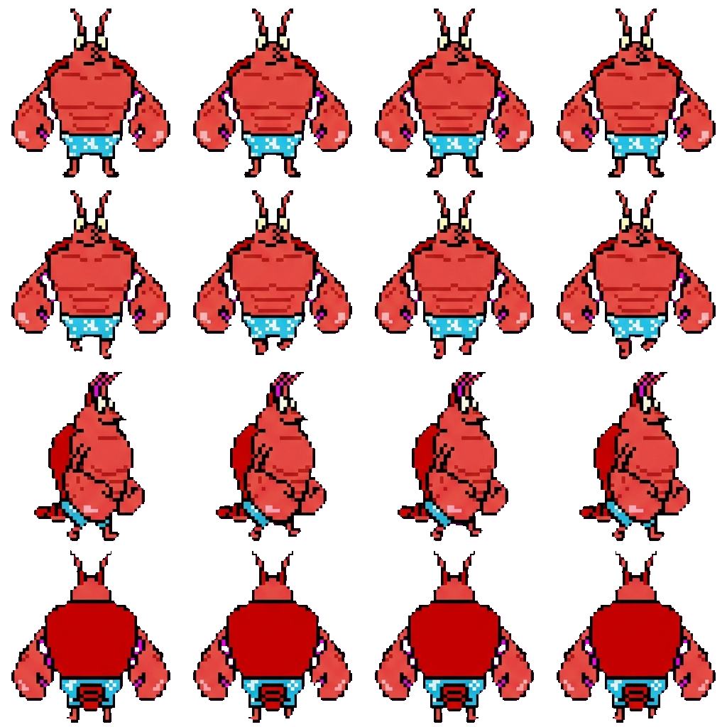 Larry movement sprite