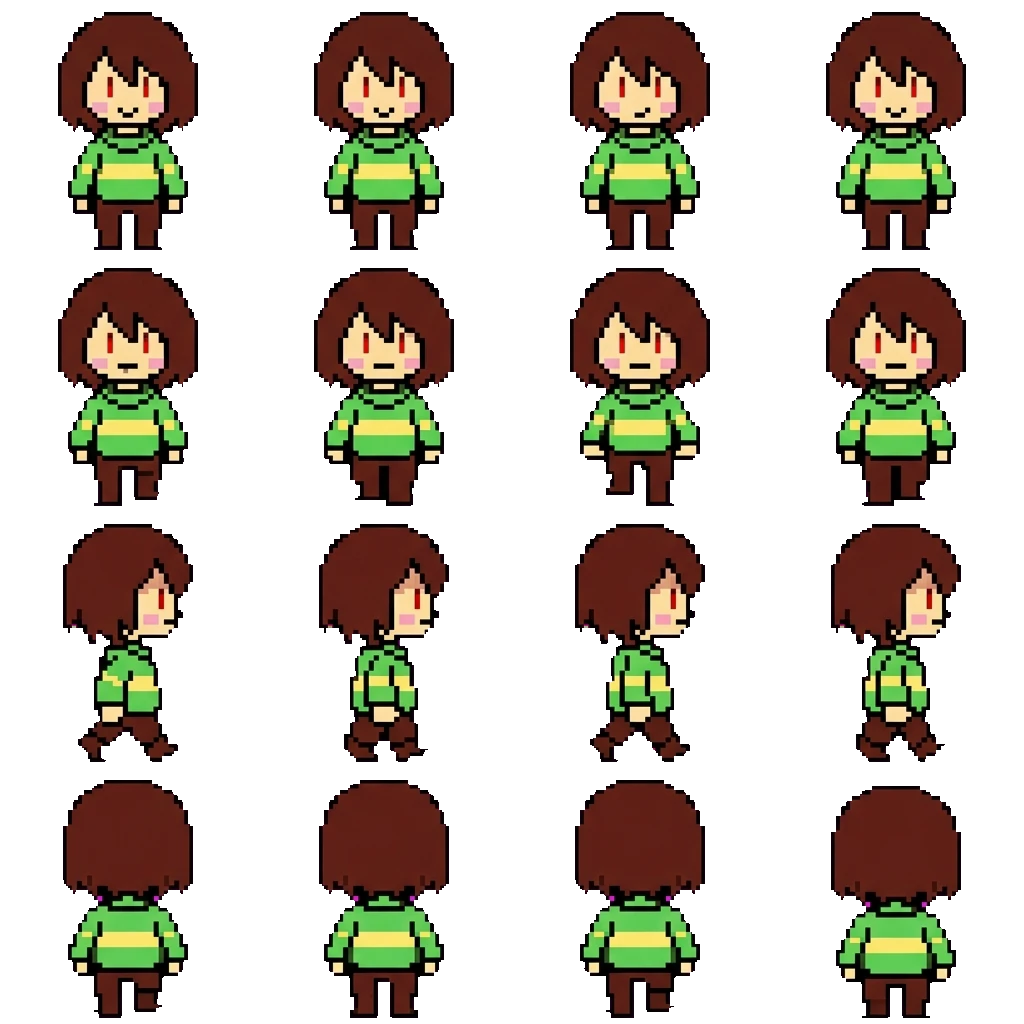 Чара movement sprite