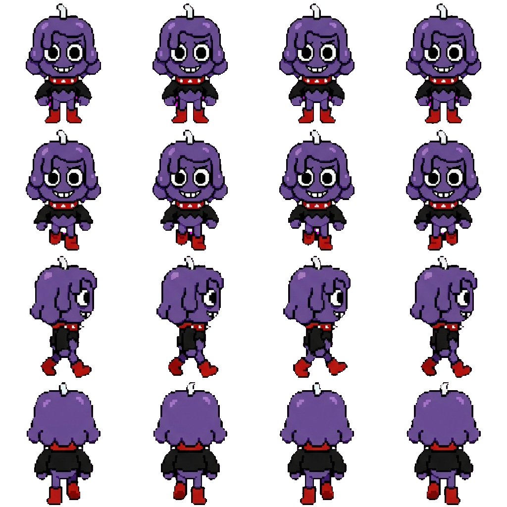Waxwell movement sprite
