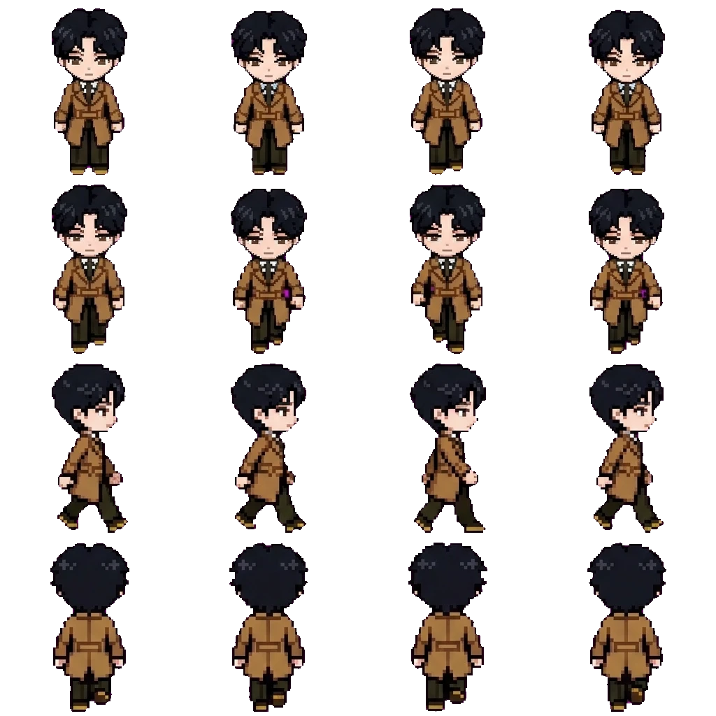 Hiro movement sprite