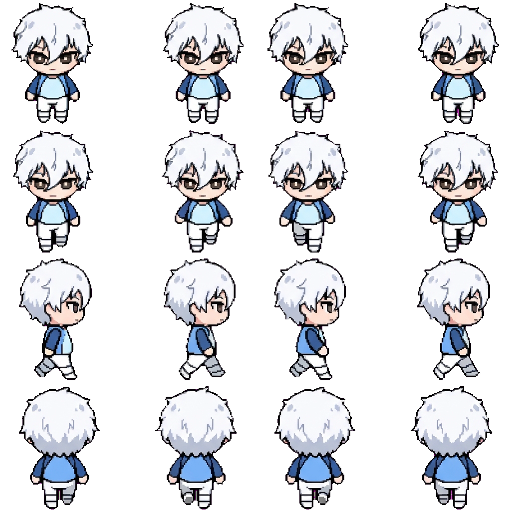 Seishiro Nagi movement sprite