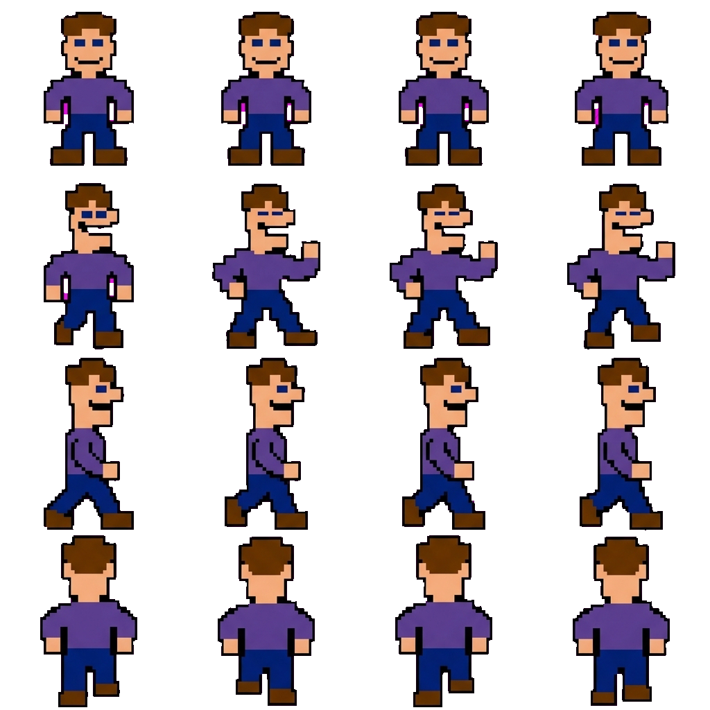 Michael Afton movement sprite