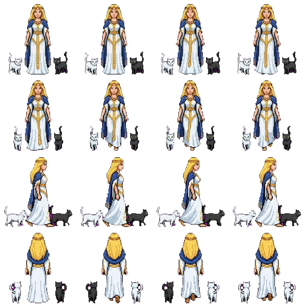 Freya movement sprite