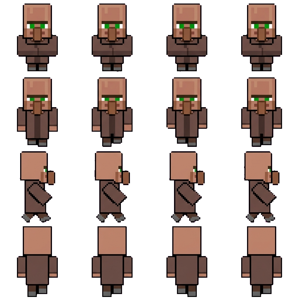 Villager movement sprite