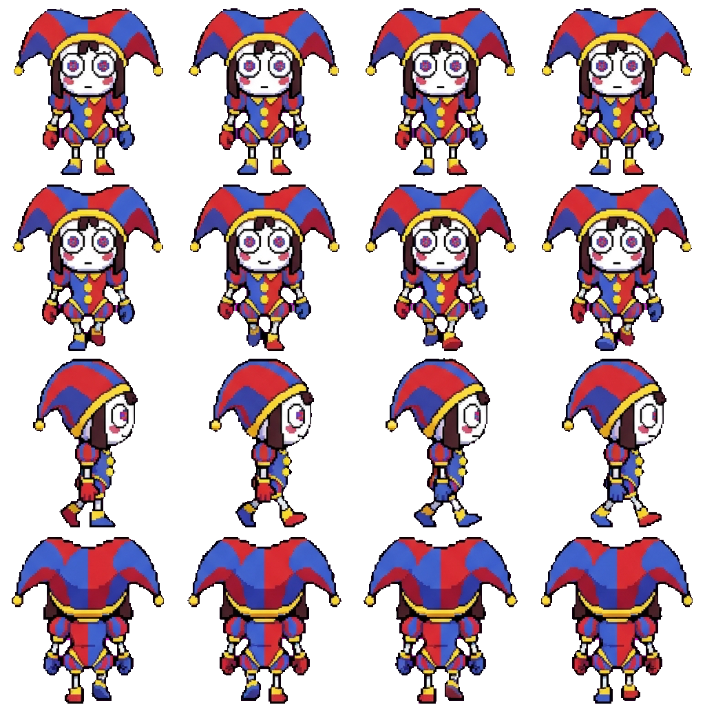 Pomni movement sprite