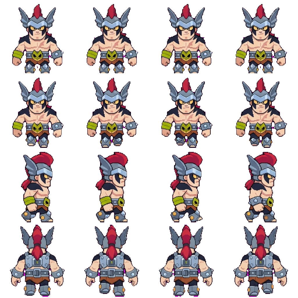 Damian movement sprite