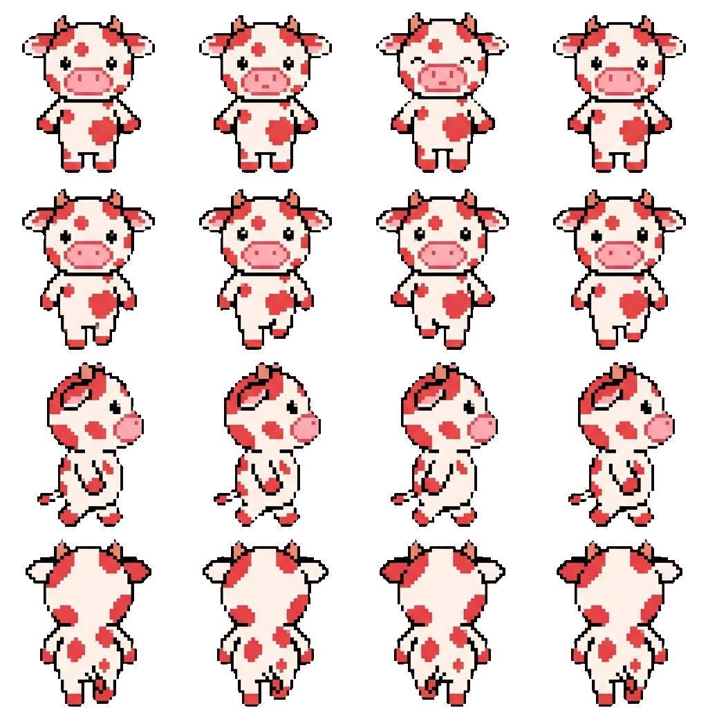 Strawberry movement sprite